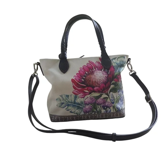 Brighton Floral Neera Handbag With Crossbody Strap - Picture 7 of 7